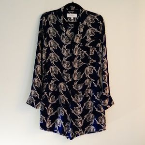 Derek Lam 10 Crosby Silk Romper